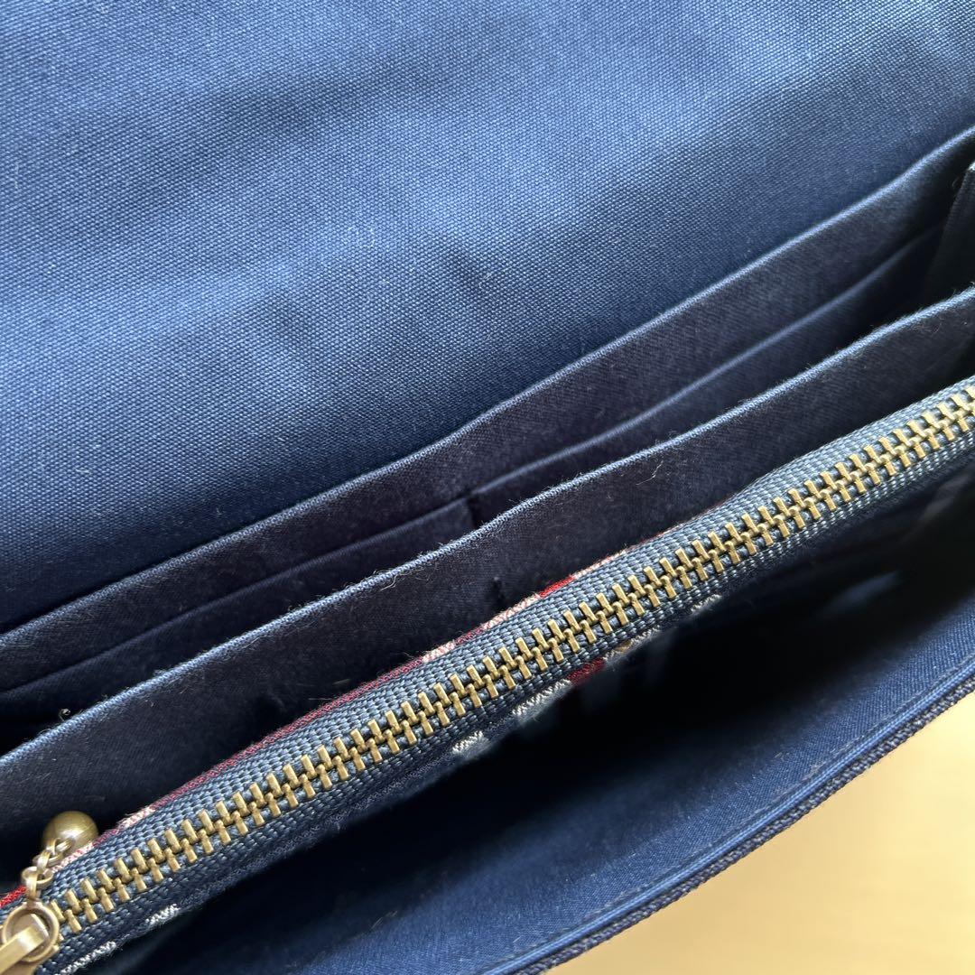 デニムリメイクお財布ショルダーハンドメイド