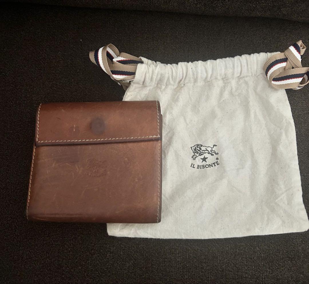 IL BISONTE 三つ折り財布 ヌメ IL BISONTE 三つ折り財布ヌメ高 品質