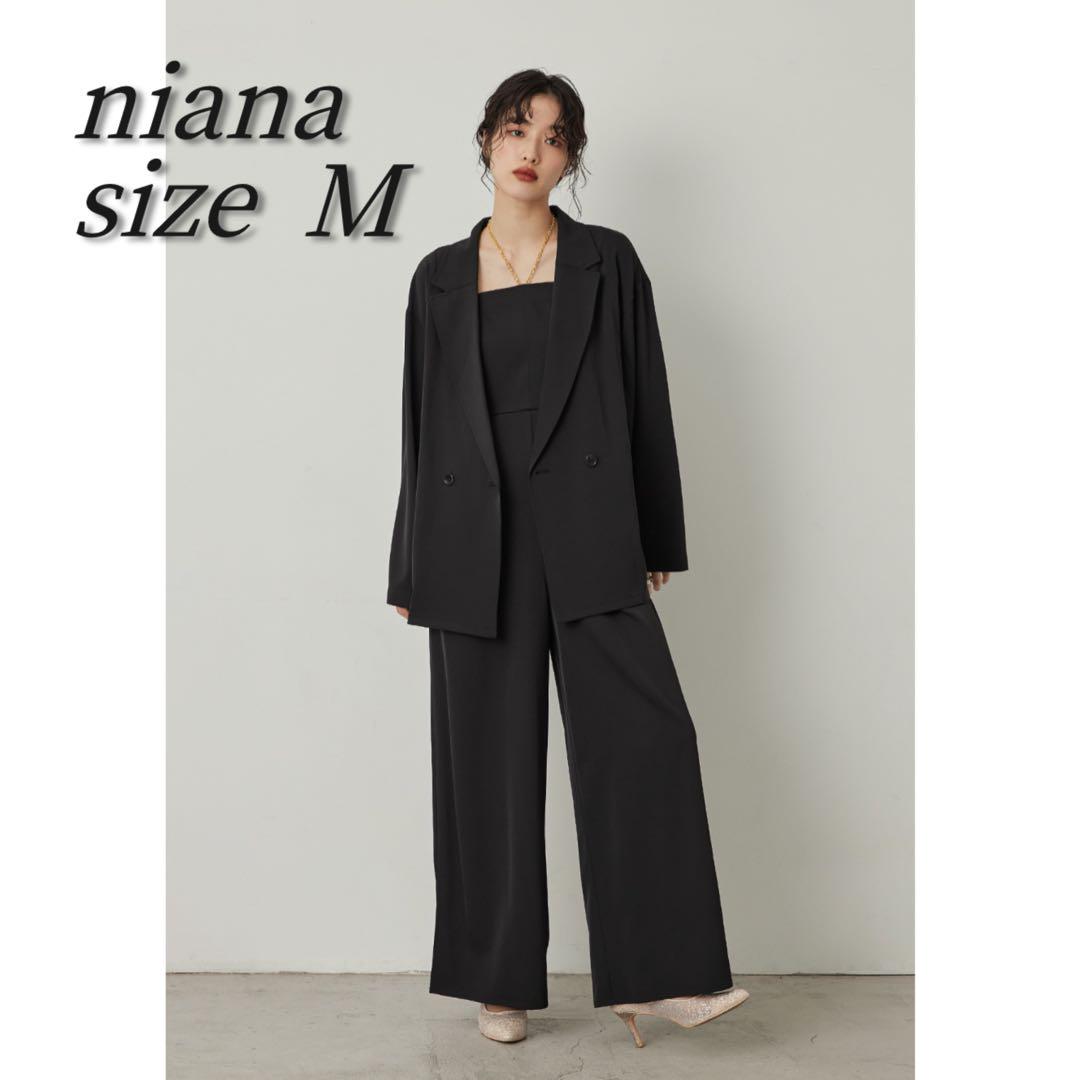 niana プラクティカルセットアップ 2点セット パンツドレス オールインワン