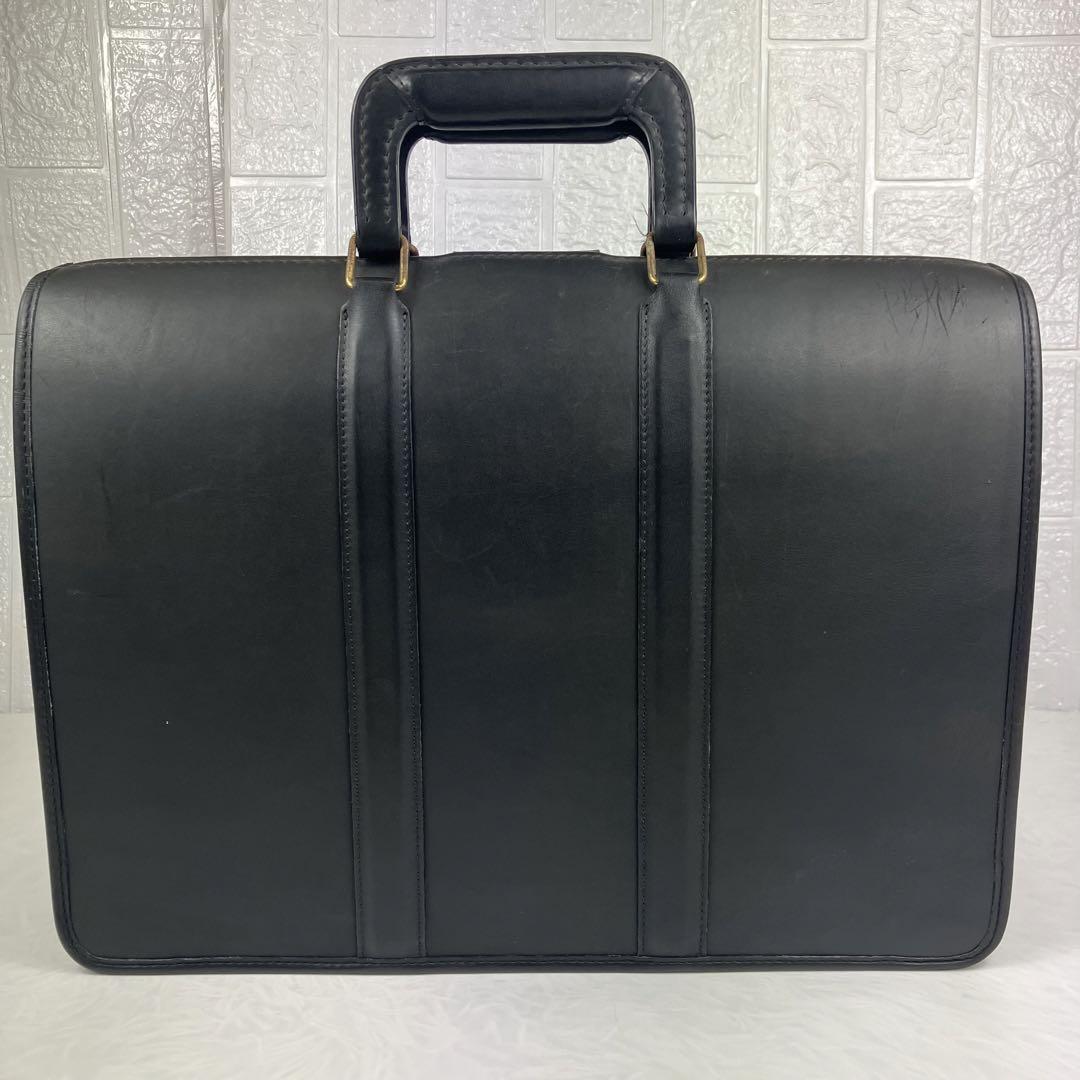定価30万円×米国製×美品✨コーチ ダレスバッグ オールレザー 金具 ブラック 画像3