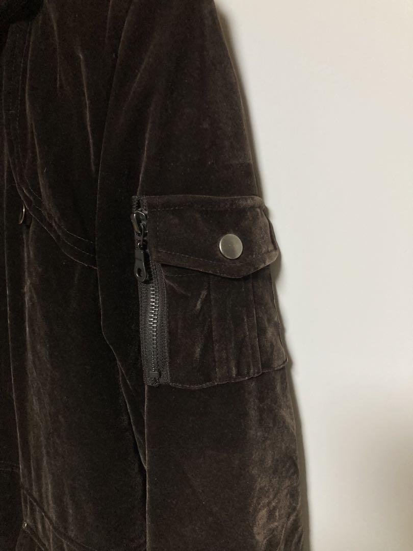 AUTHENTIC フロッキーベロアファイヤーマンハーフコート