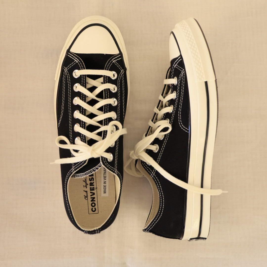 【CONVERSE】CT70 チャックテーラー　ローカット　BK 27.0㎝ CT70 BLACK LOW CUT （ブラック）162058C – raretem.shop