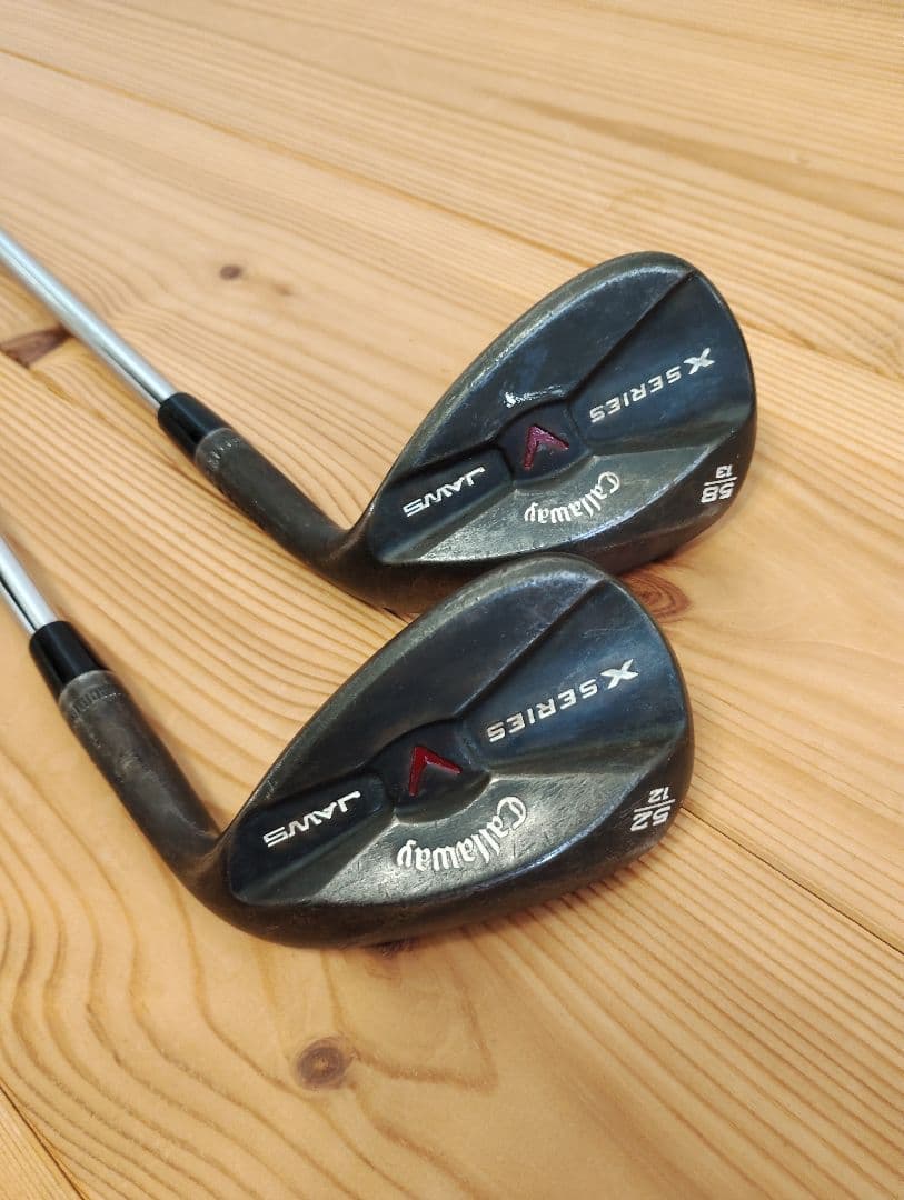 週末迄価格 名器キャロウェイJAWS ノーメッキウェッジsetCallaway Golf