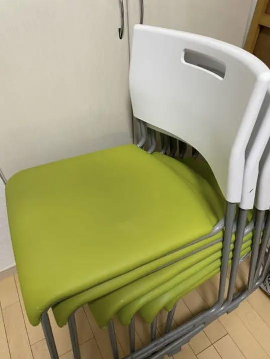 900円 【期間限定特価】 会議用スタッキングチェア×6 ※都内限定