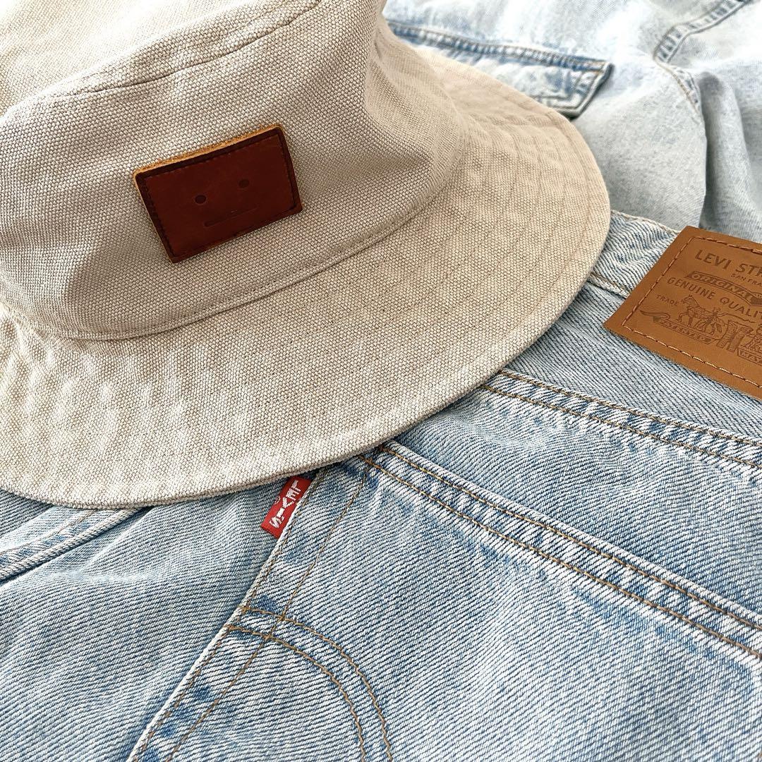 【関税込み】Acne Studios ベージュ バケットハット Acne Studios バケットハット ベージュ