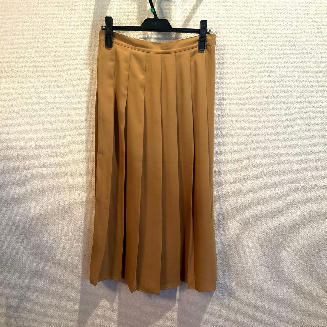 ラルフローレン プリーツスカート ベージュM Polo By Ralph Lauren