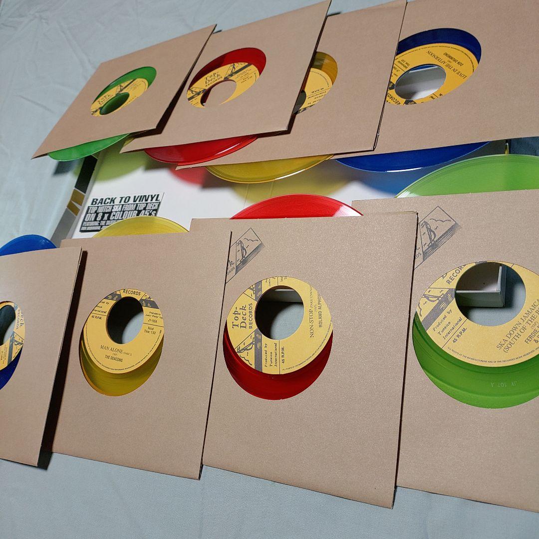 【未使用】Top Deck SKA 45's BOX 7inch レコード8枚組