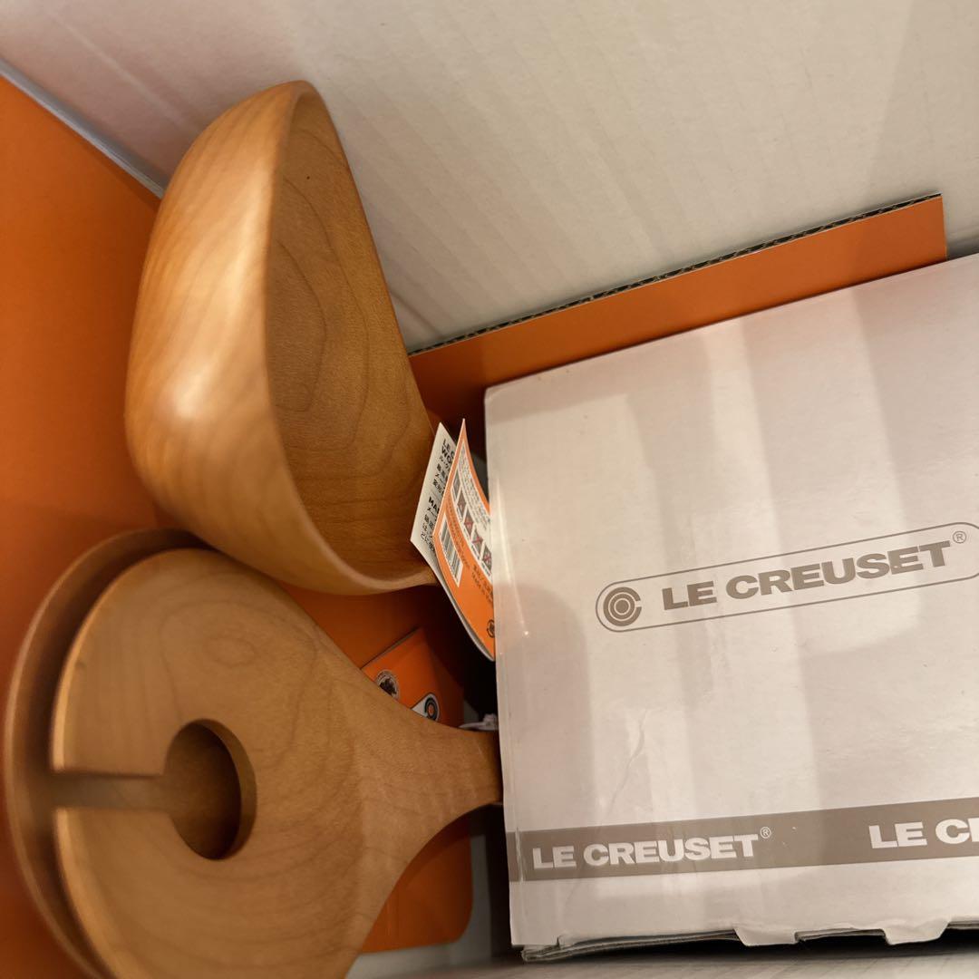 新品 Le Creuset ルクルーゼ ユーテンシルクロック＆ウッドツール