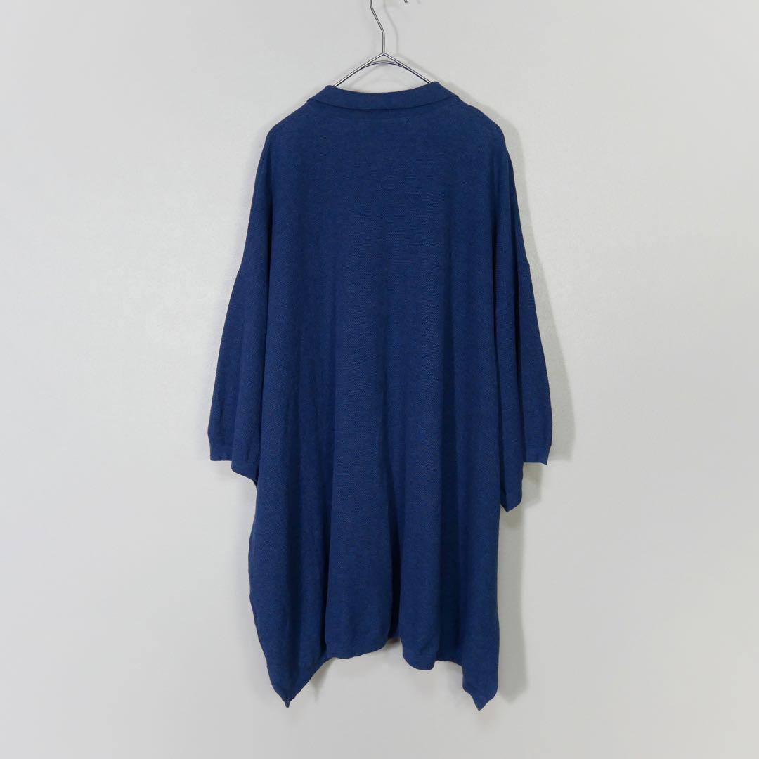 ファッション特集 is-ness L indigo POLO BIG KNITTED 23SS トップス