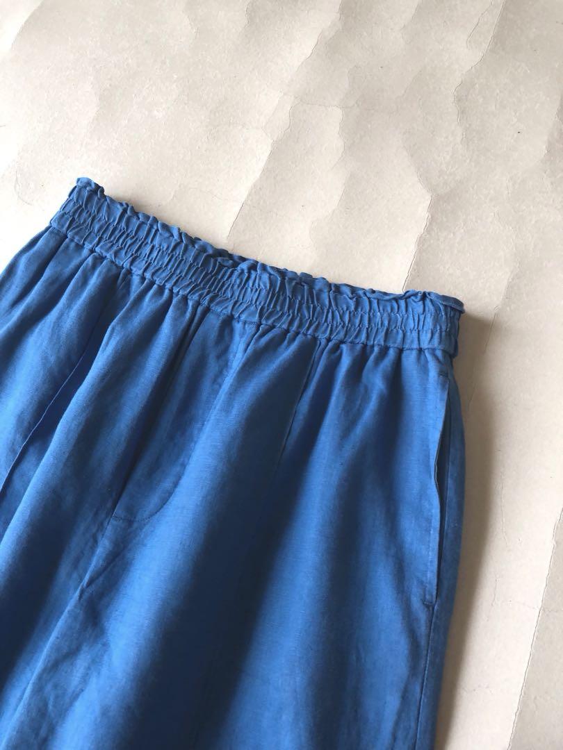 ジャーナルスタンダードリネン100%きれい色ゆったりワイドパンツ♪