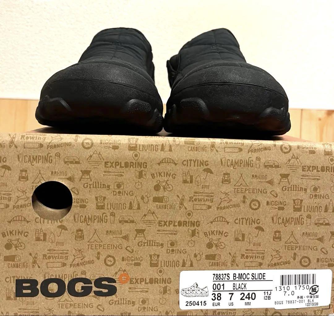 BOGS B-MOC SLIDE ブラック 24.0 スノーシューズ