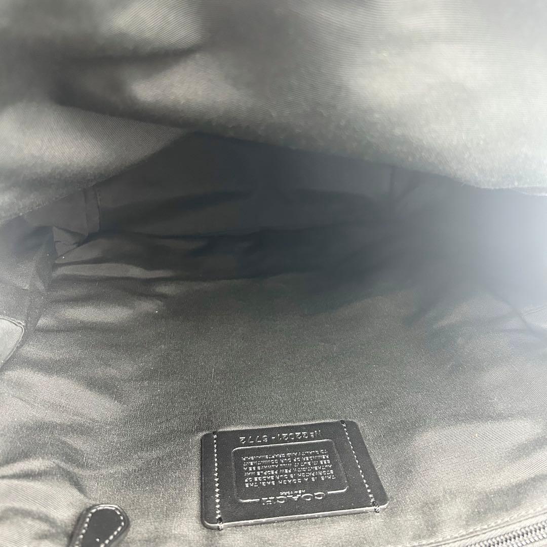 COACH リュック バッグパック グラハム レザー ブラウン 紺 ロゴ金具