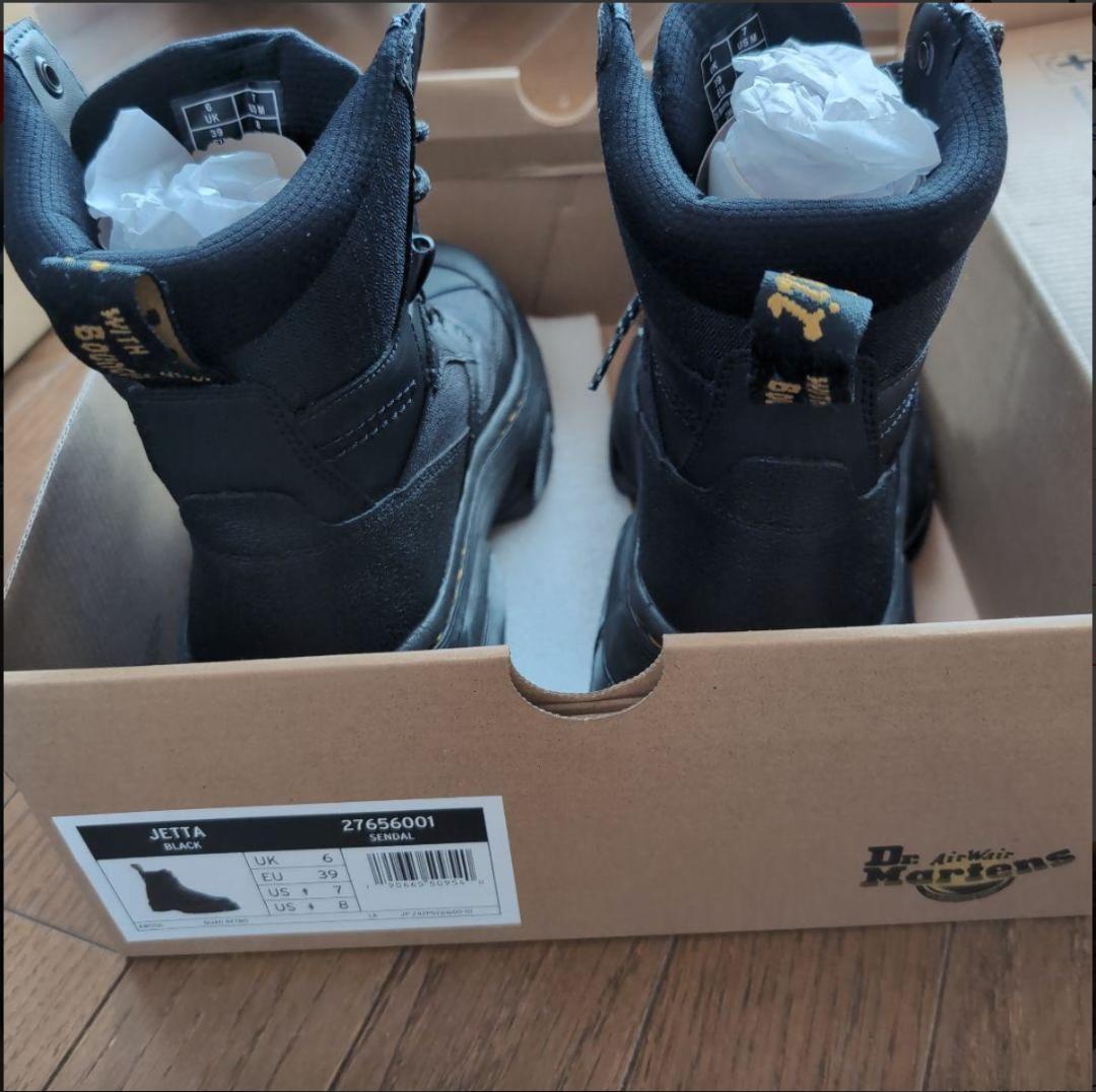 【美品】Dr. Martens JESTA ワークブーツ UK 6ブラック
