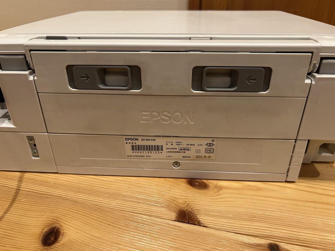 【ジャンク品】エプソン　EP-807AW インクジェットプリンター
