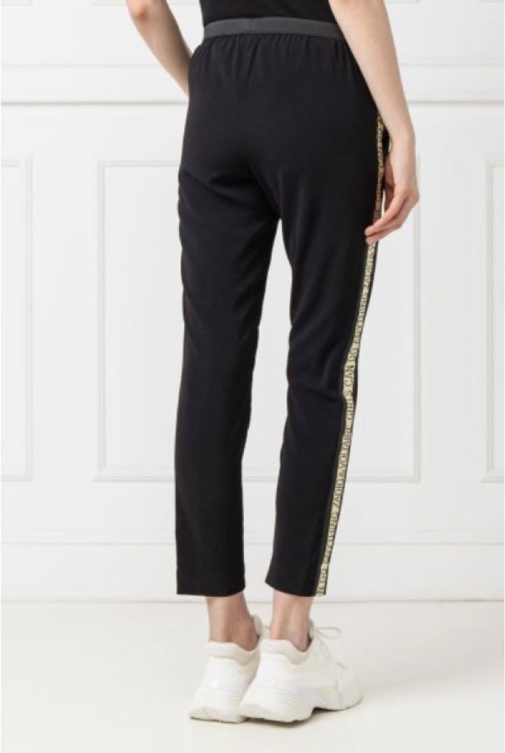 送料込!ZADIG&VOLTAIRE サイドラインロゴスラックスパンツ