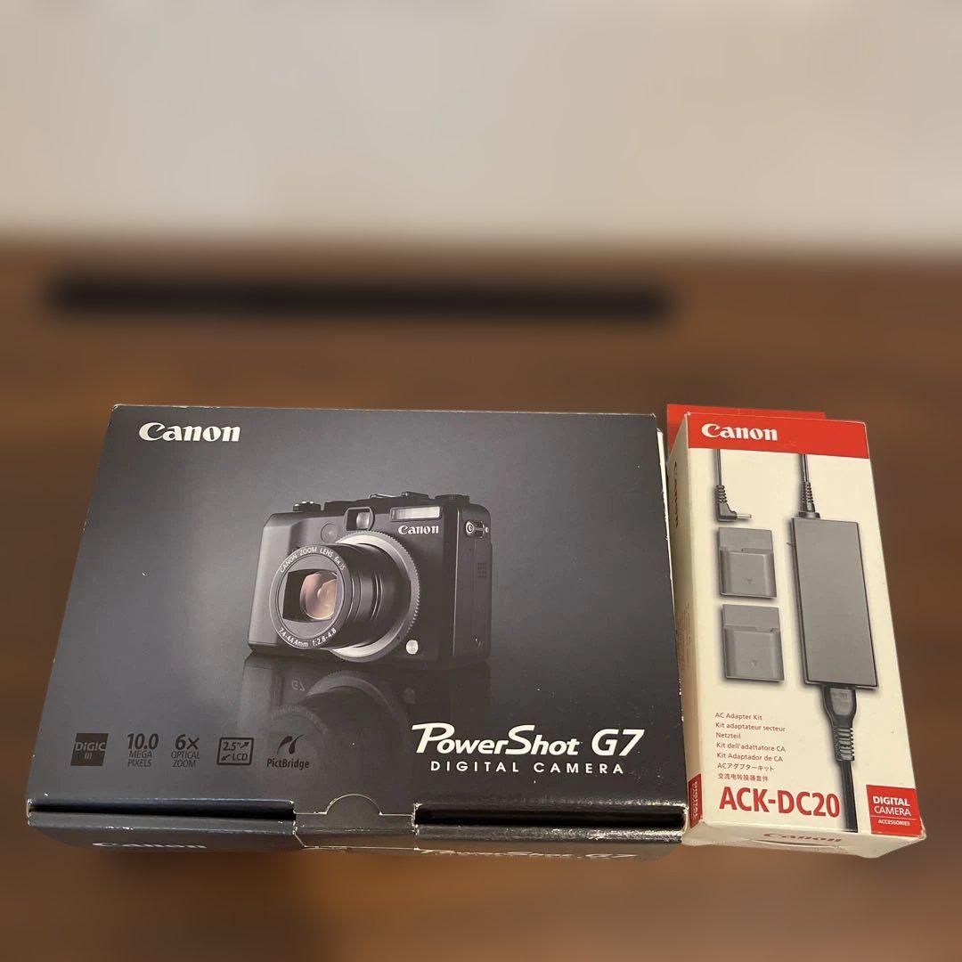 3694 Canon キャノン PowerShot G7 ジャンク品 デジカメ
