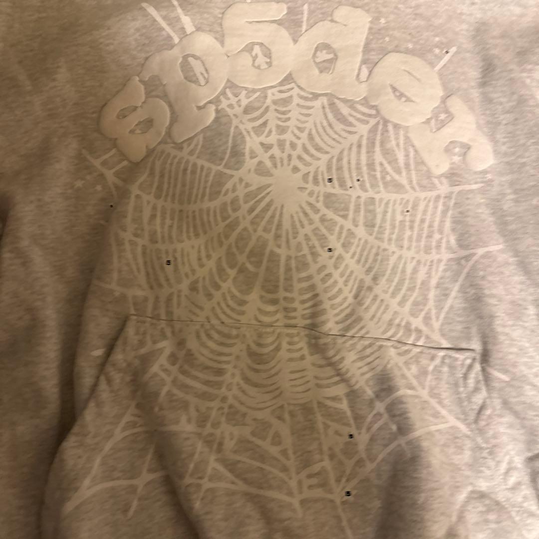 sp5der グレー フード付きスウェット sp5der グレー フード付きスウェット