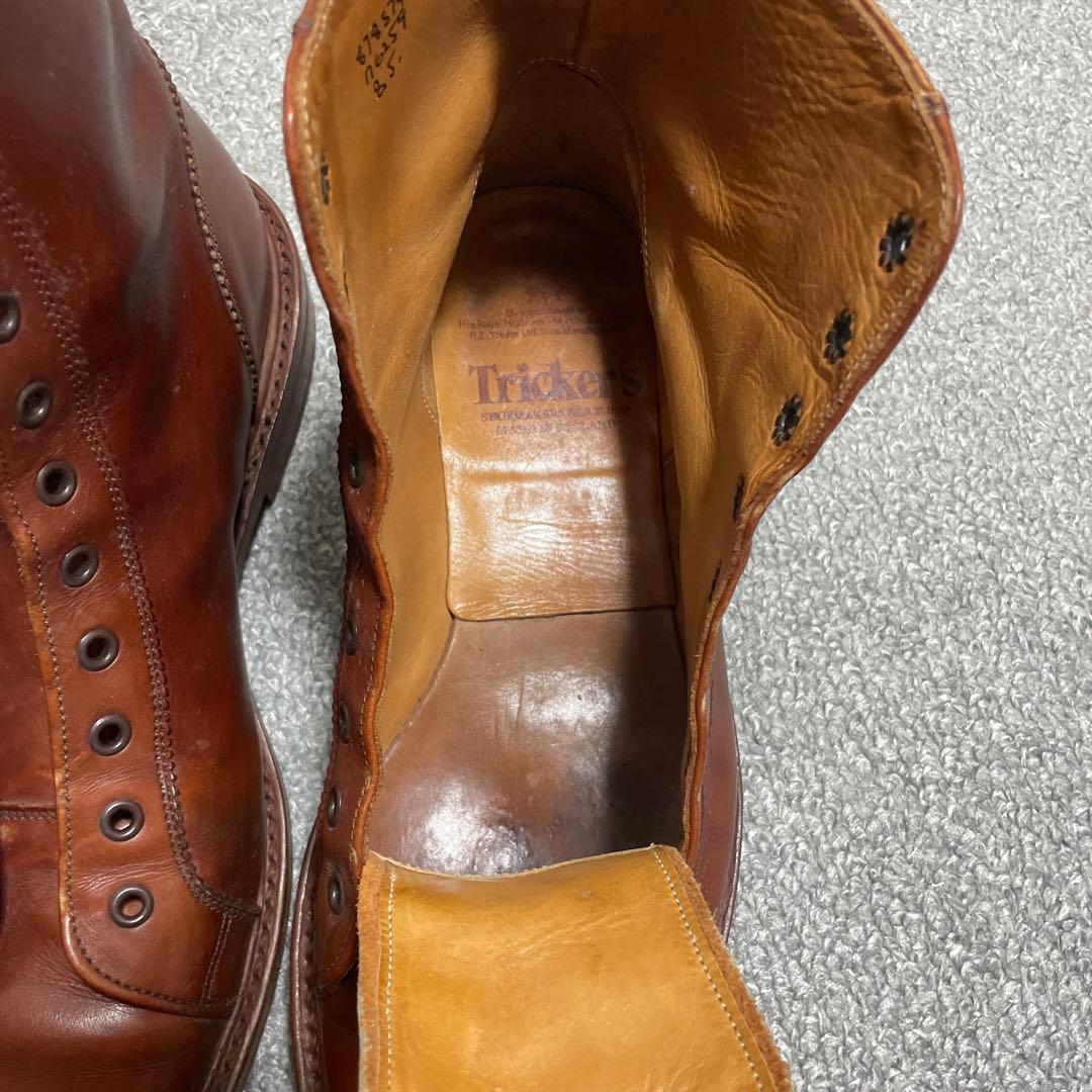 トリッカーズ モンキーブーツ 6259 UK8.5 26.5-27ソール交換済み