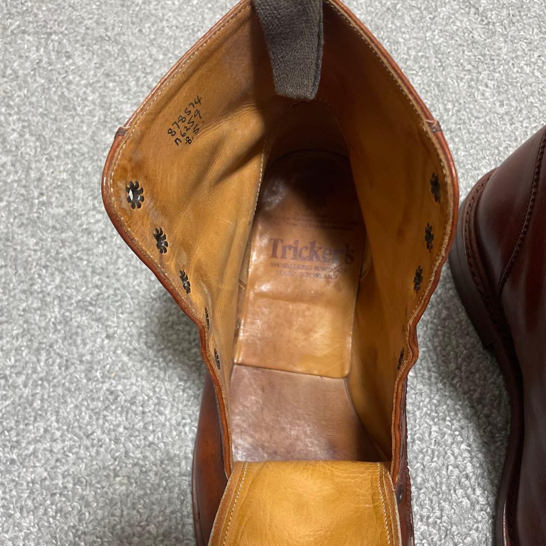 トリッカーズ モンキーブーツ 6259 UK8.5 26.5-27ソール交換済み