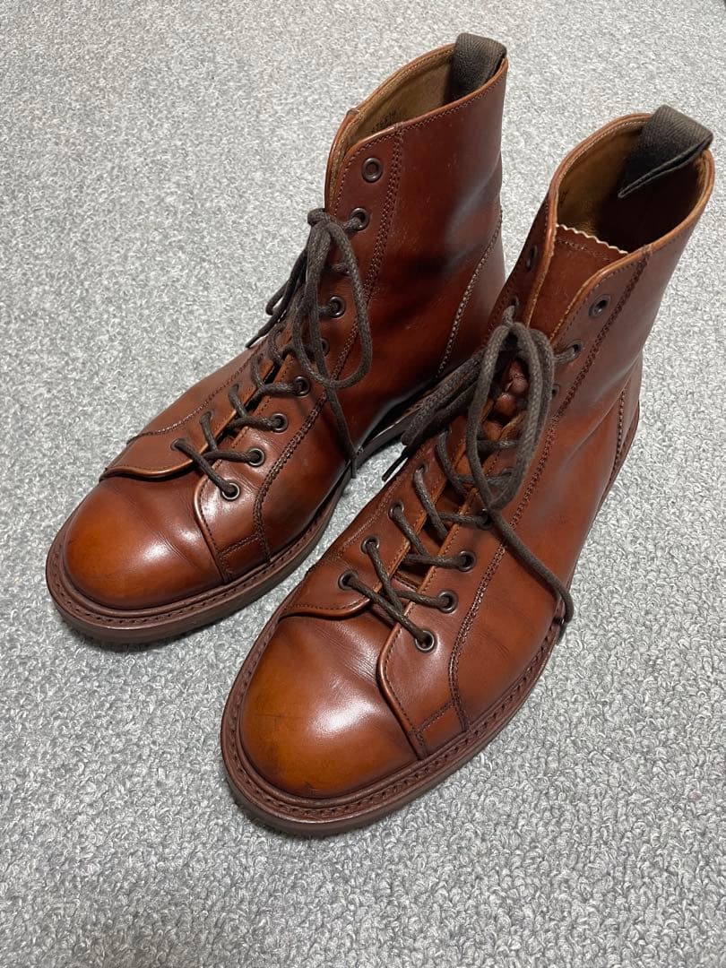 トリッカーズ モンキーブーツ 6259 UK8.5 26.5-27ソール交換済み