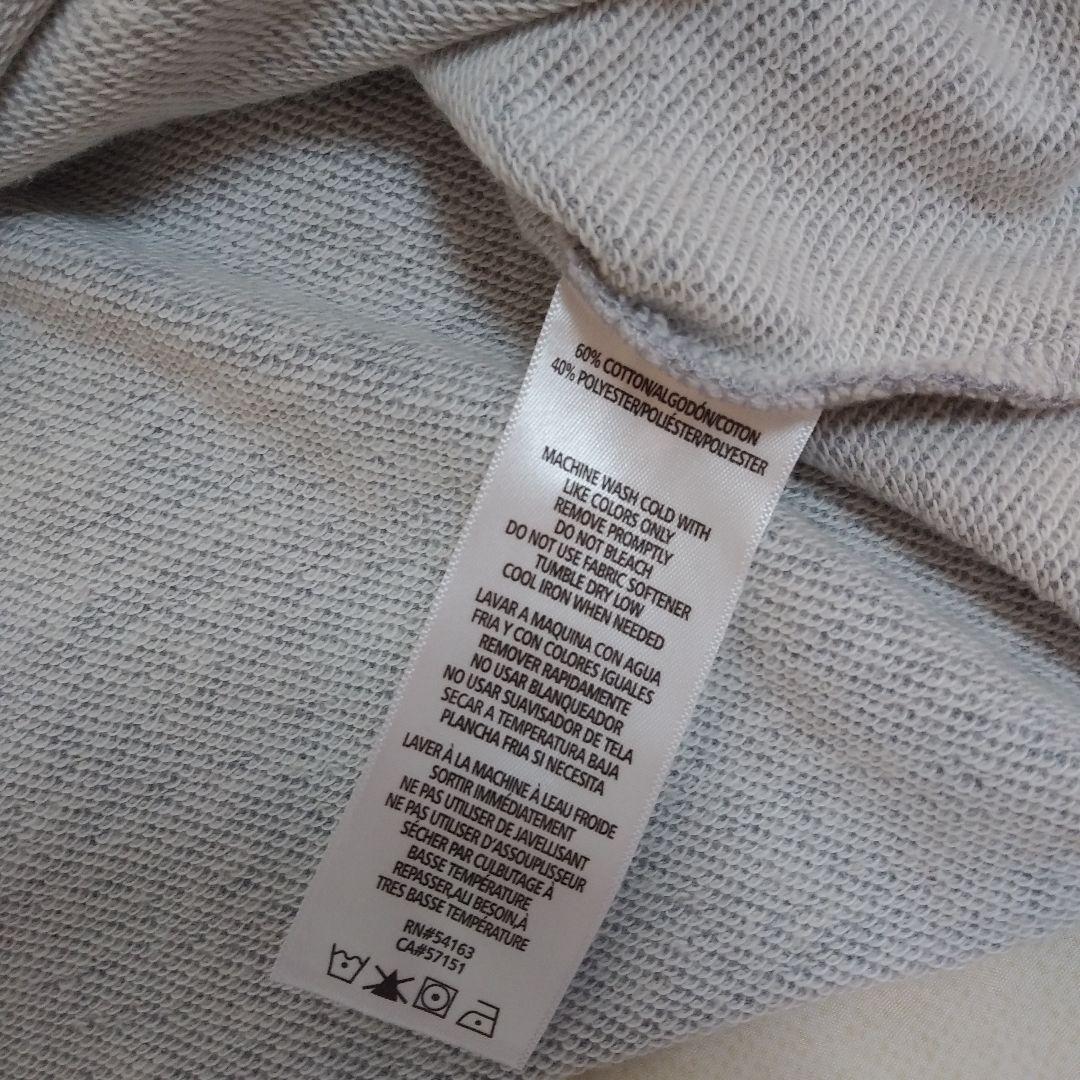 未使用】Kalvin Klein スウェット半袖 ショート丈刺繍ロゴ