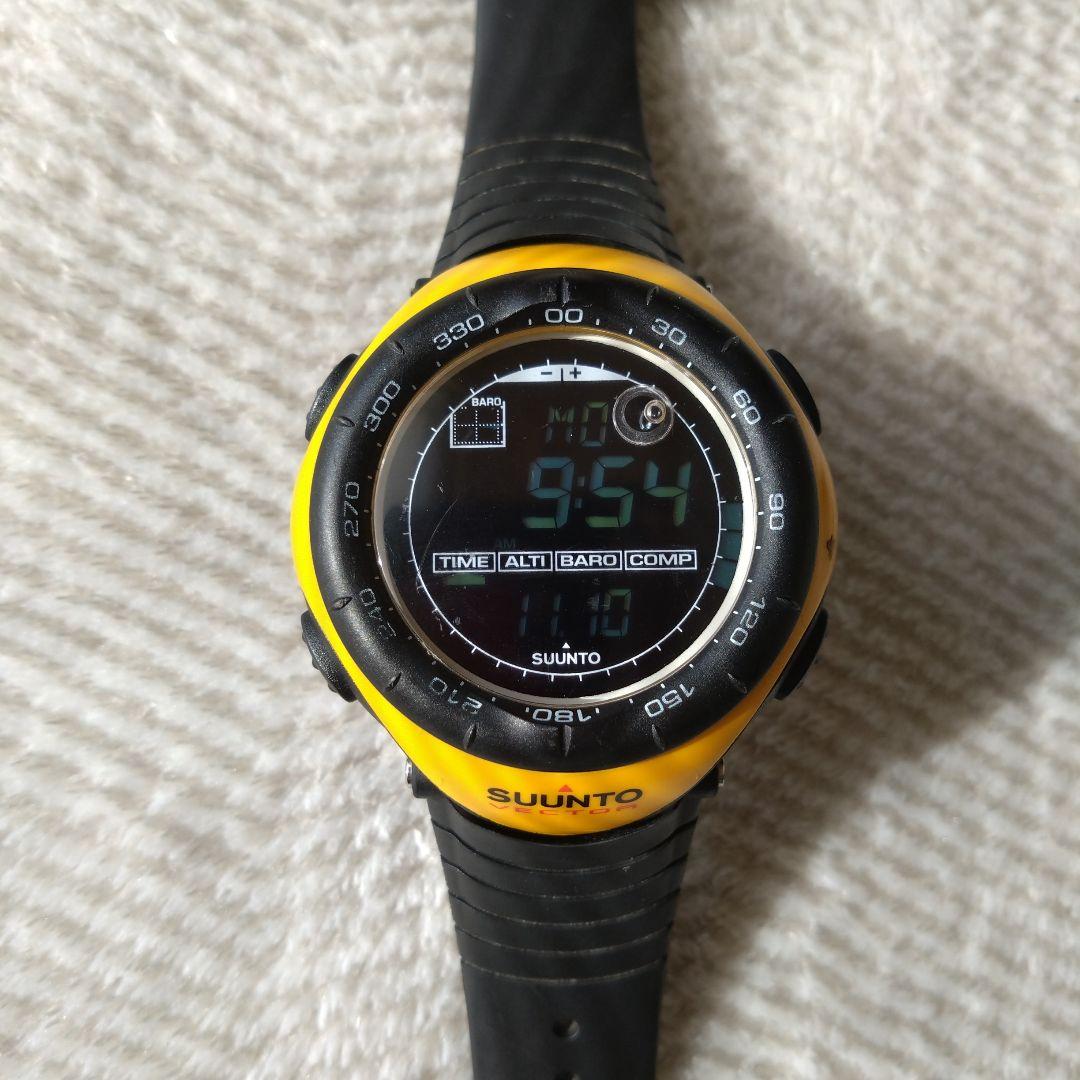 SUUNTO アウトドア時計 イエロー ブラック