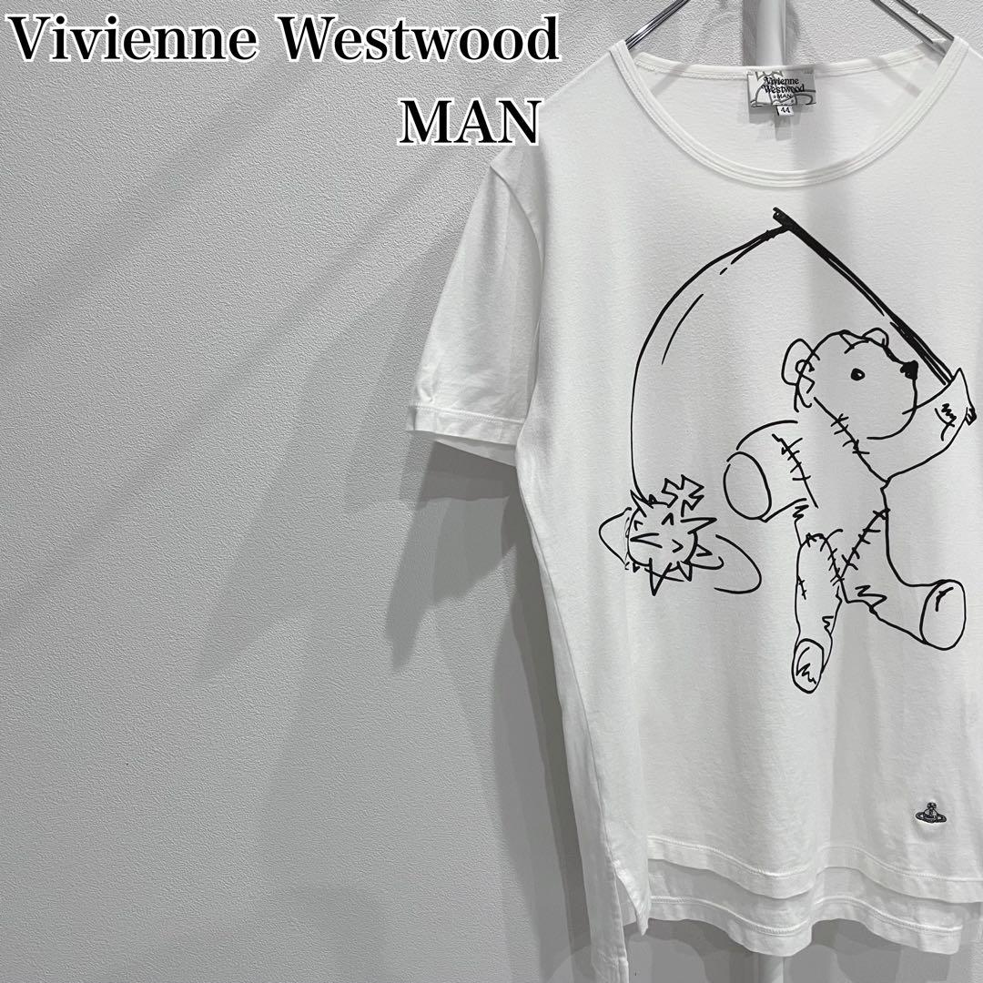 Vivienne Westwood MAN ホワイト　Tシャツ　サイズ44