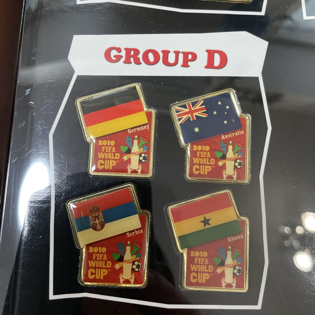 2010FIFA ワールドカップ出場国ピンズコレクション　コカコーラオリジナル