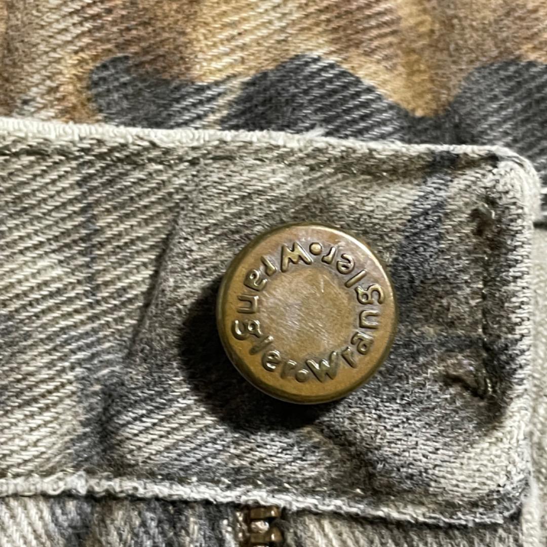 90s 襤褸 Wrangler リアルツリー ダブルニー パンツ USA製