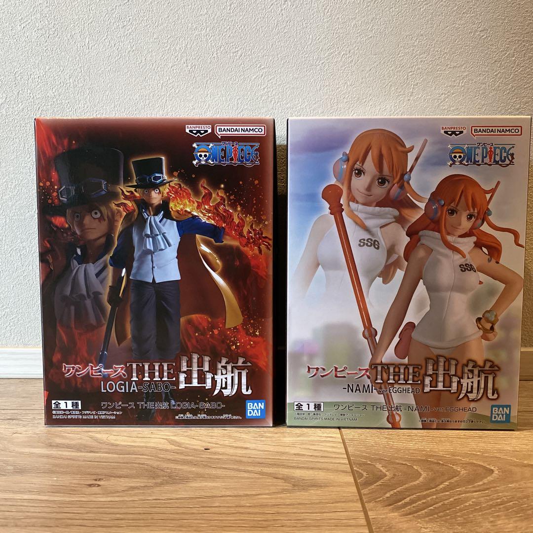 ワンピース THE出航フィギュア【サボ&ナミ】2体セット - メルカリ