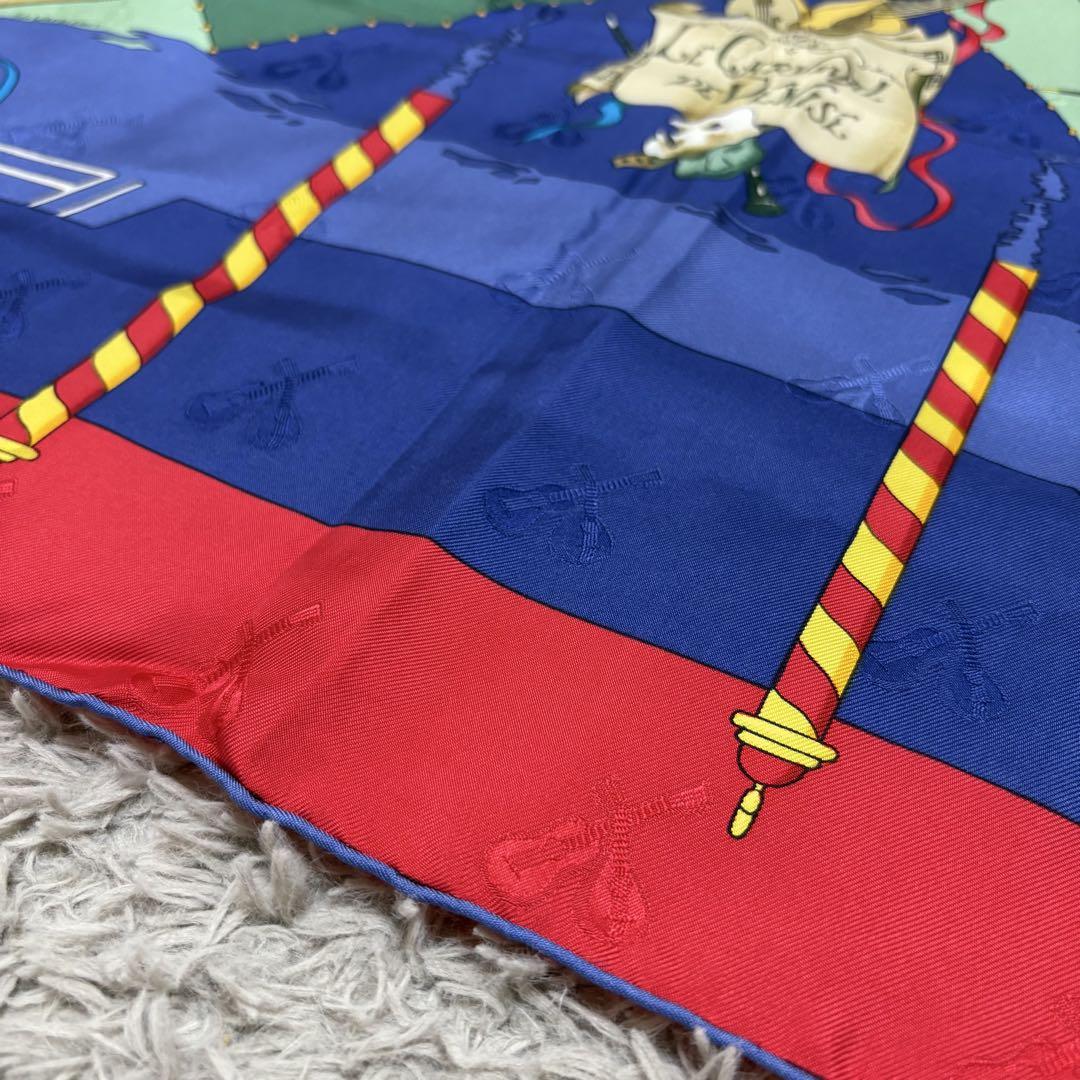 【未使用級 極美品】HERMES エルメス カレ90 ベニスのカーニバル