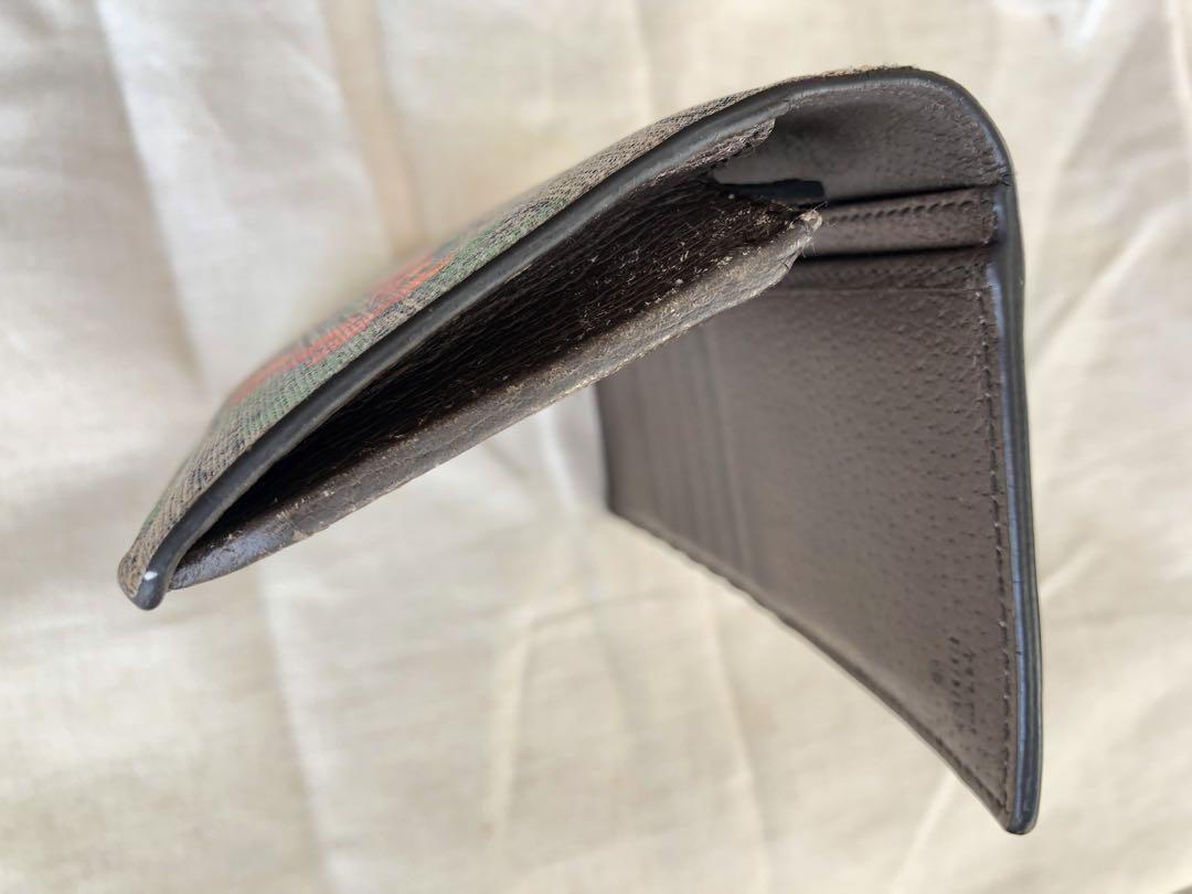 ブ*e様 GUCCI GGスプリーム ティアン 2つ折り 長財布 バード 鳥