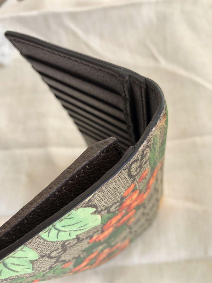 ブ*e様 GUCCI GGスプリーム ティアン 2つ折り 長財布 バード 鳥