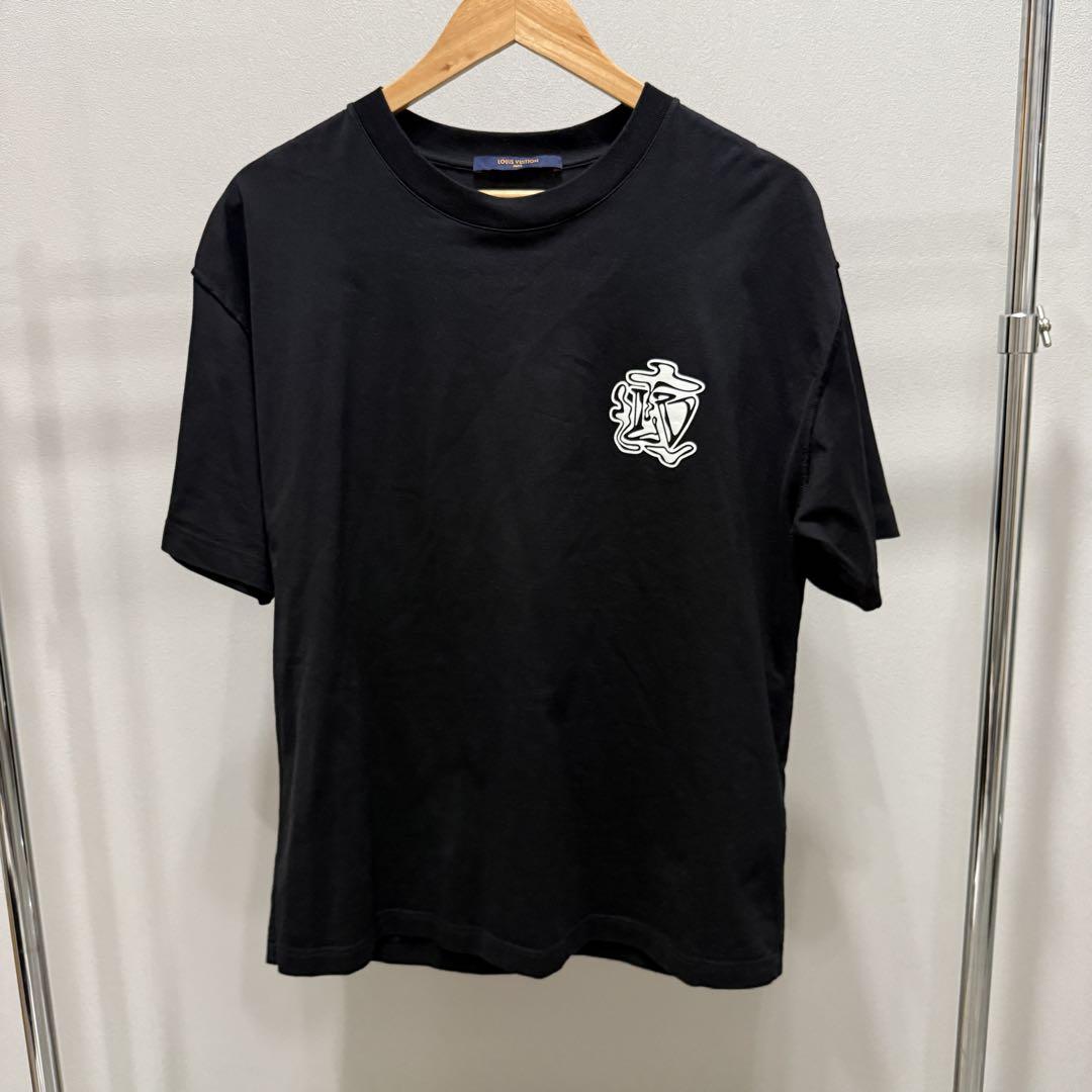 LOUIS VUITTON Mサイズ VネックTシャツ ブラック 5604000076888506_01_9696.jpeg