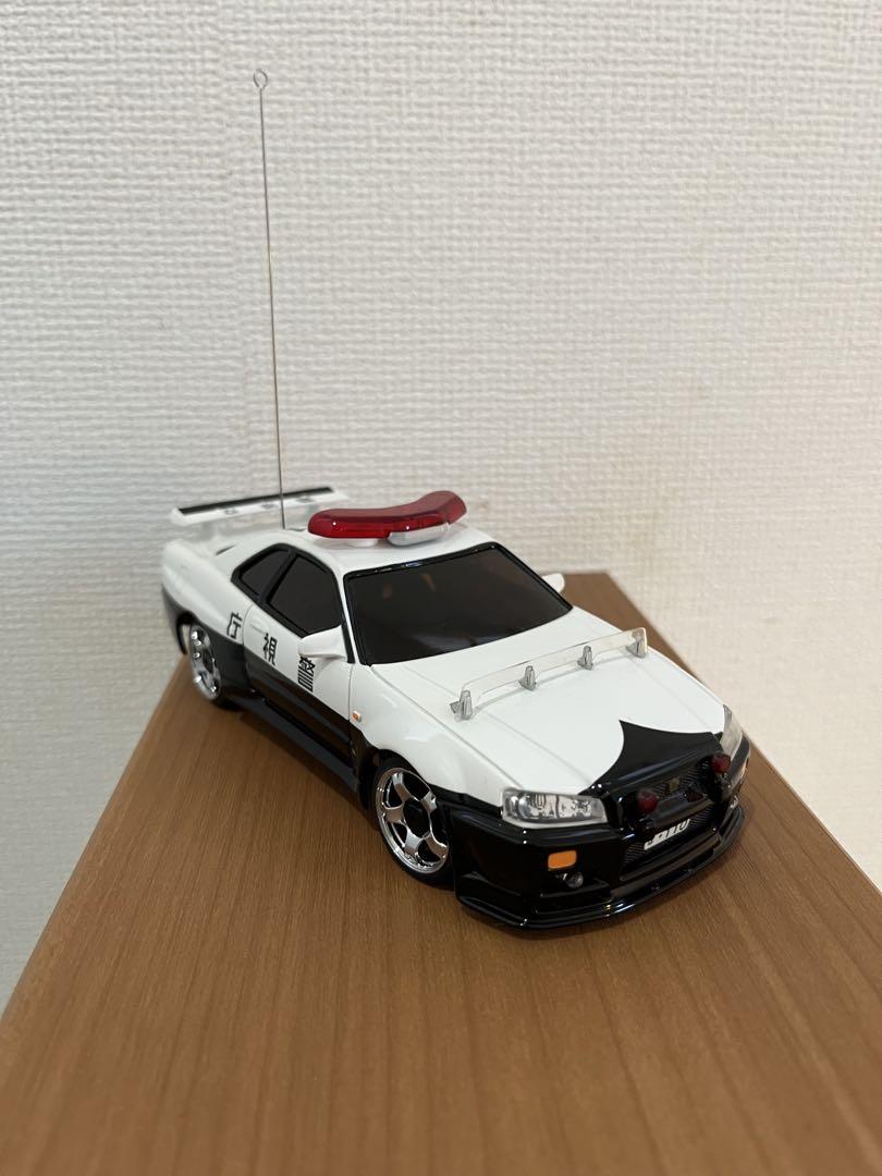 京商 ミニッツ 日産R34 スカイライン GT-R パトカー Mini-Z