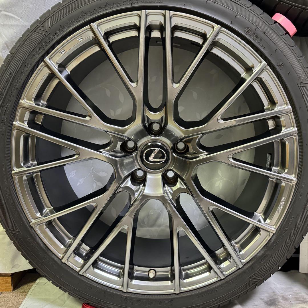 深リム レオンハルトビューゲル 20インチホイール タイヤx4本PCD114.3 画像4
