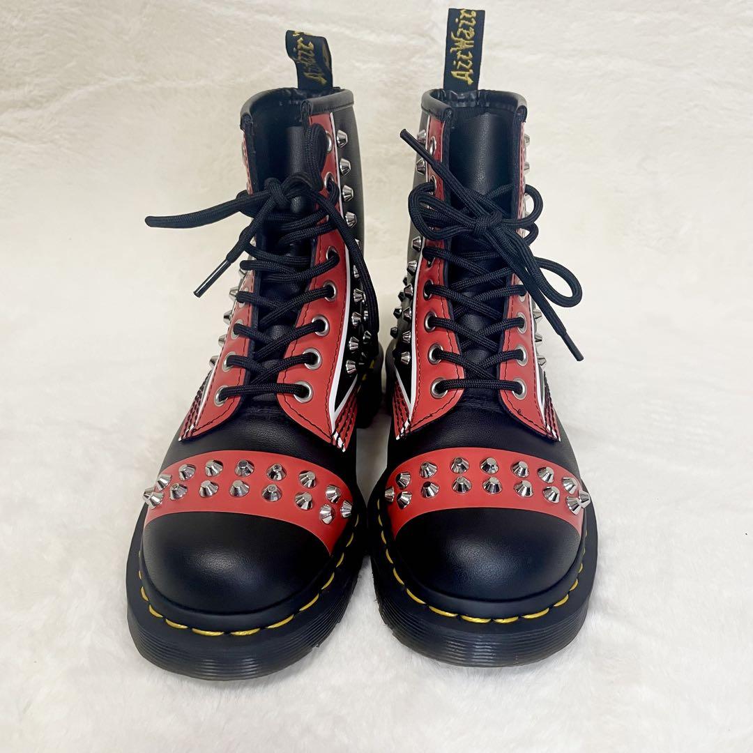 Dr.Martens 8ホール ブーツ スタッズ レザー 1460 UK4
