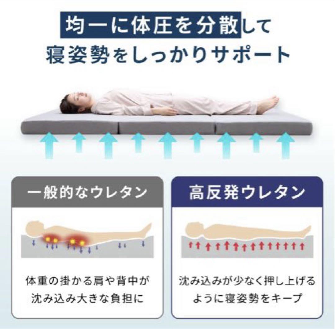 マットレス 折りたたみ 高反発
