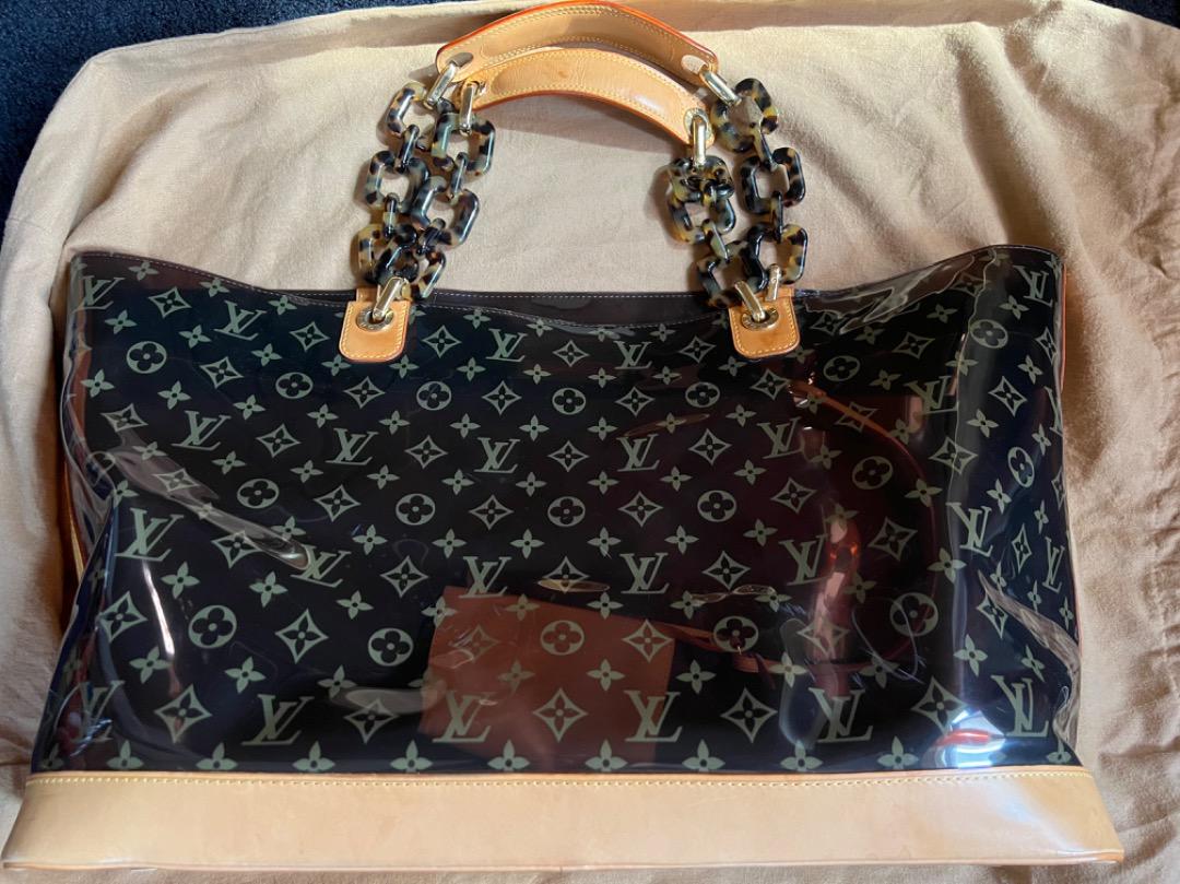 Louis Vuitton Sac Cabas Ambre GM Monogram Vinyl Limited Tote Bag at 1stDibs