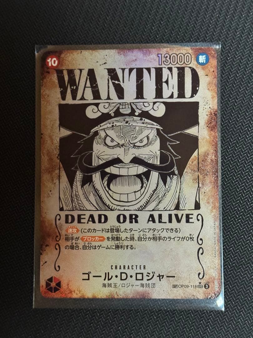 ゴール・D・ロジャー　SP　手配書