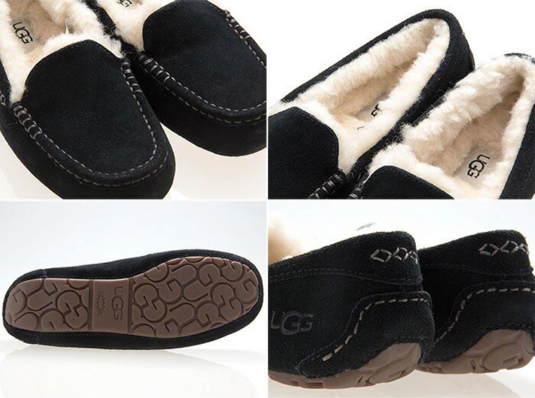 新作 ウォータープルーフ UGG アンスレー  モカシン ブラック US8