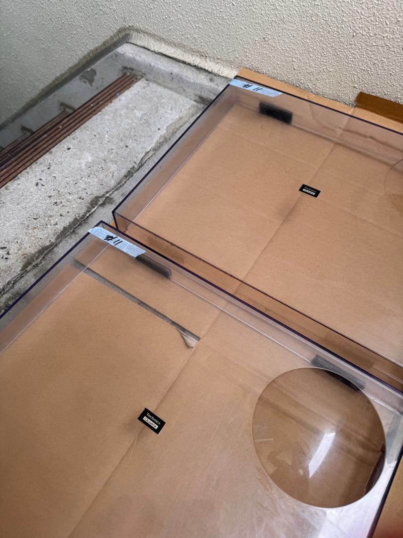 SL1200 MK2/3/4/5/6/7 ダストカバー Technics セット