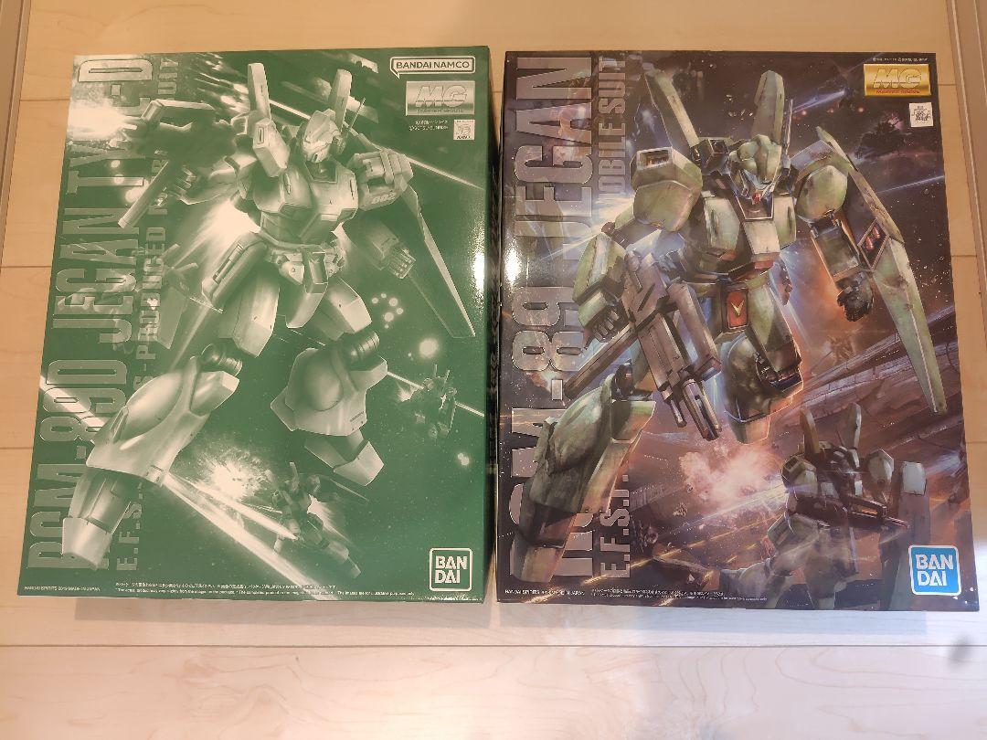RGM-89 ジェガンとジェガンDタイプの2個セット プラモデル MG 未組立