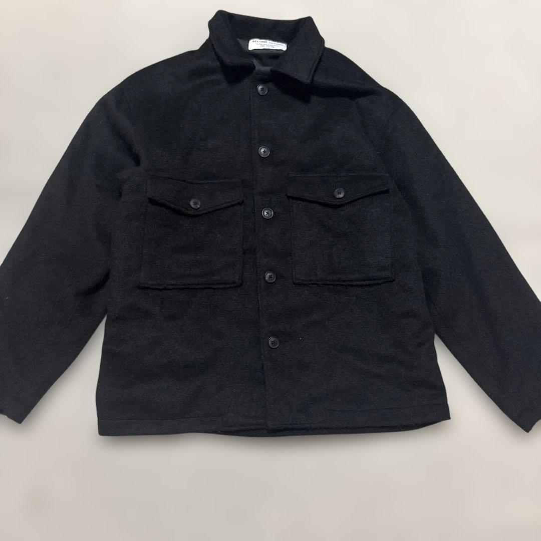 RELUME CPOジャケット L ブラック シャツジャケット