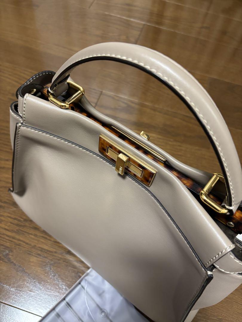 専用になりました。極美品　FENDI ピーカブー べっ甲　ダブグレー