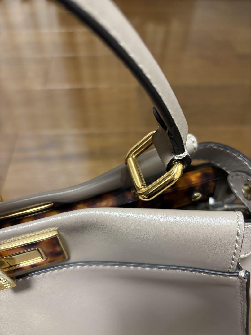 専用になりました。極美品　FENDI ピーカブー べっ甲　ダブグレー