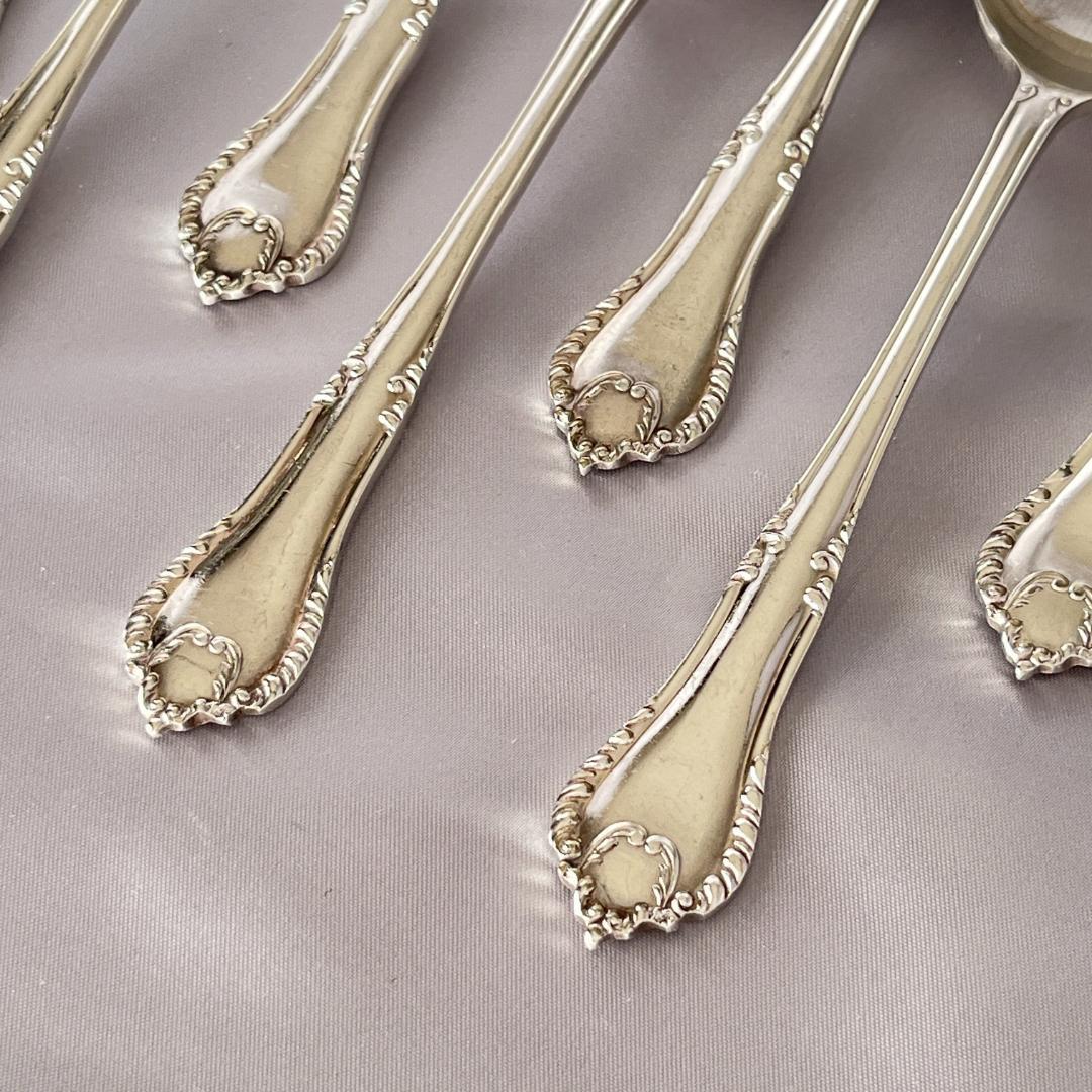 【Mappin & Webb】コンソメスプーン 8本　マッピンアンドウェッブ