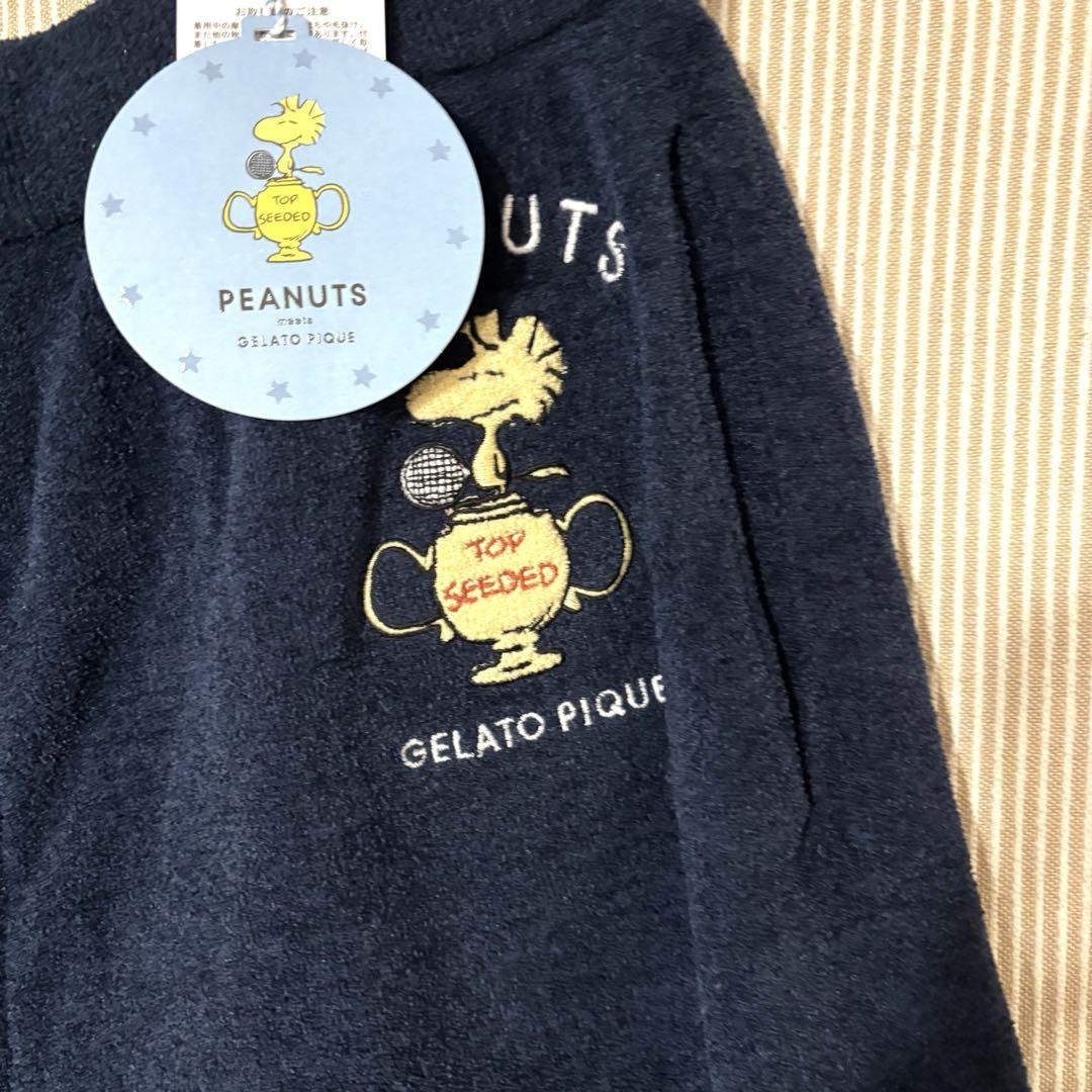 値下げ！！GELATO PIQUE スヌーピー ルームウェアセットMサイズ GELATO PIQUE PEANUTS ルームウェアセット