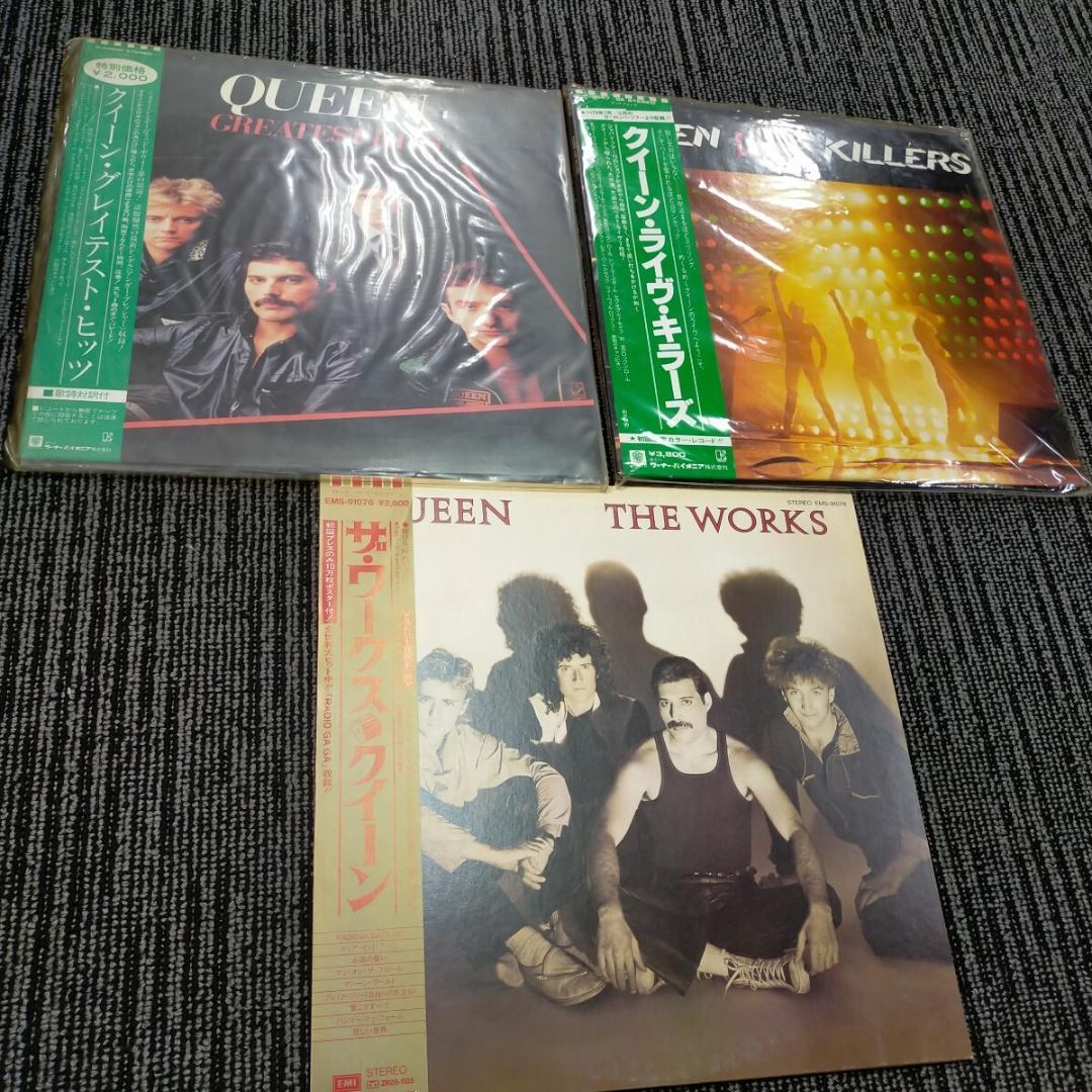 QUEEN レコード3枚セット 帯付きTHE WORKS ザ・ワークス