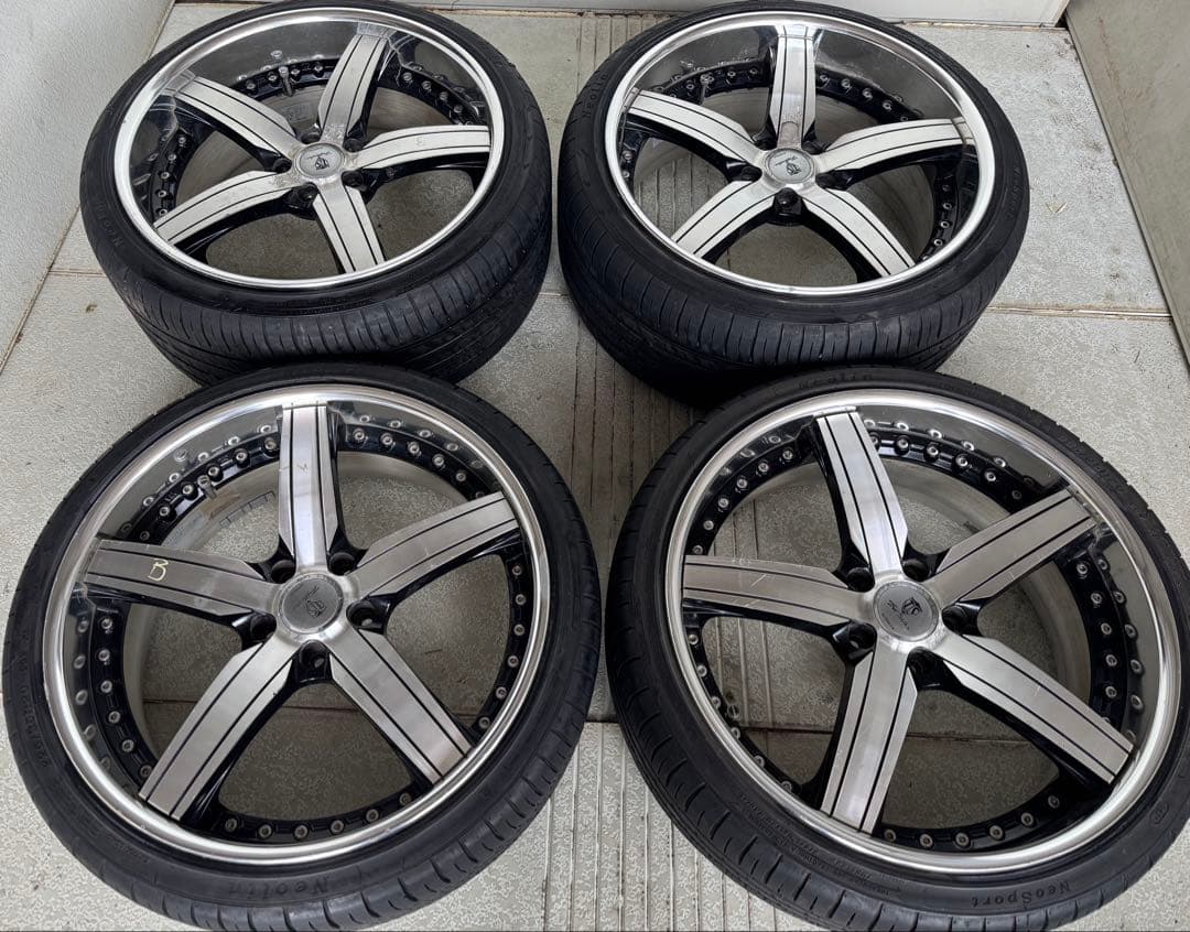 リバーサイドTRAFFIC STAR STR ホイール20インチ8.5J 36傷や汚れあり